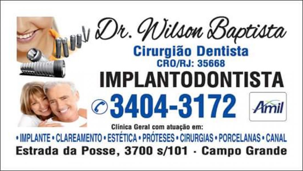 Dr. Wilson Baptista Cirurgião Dentista