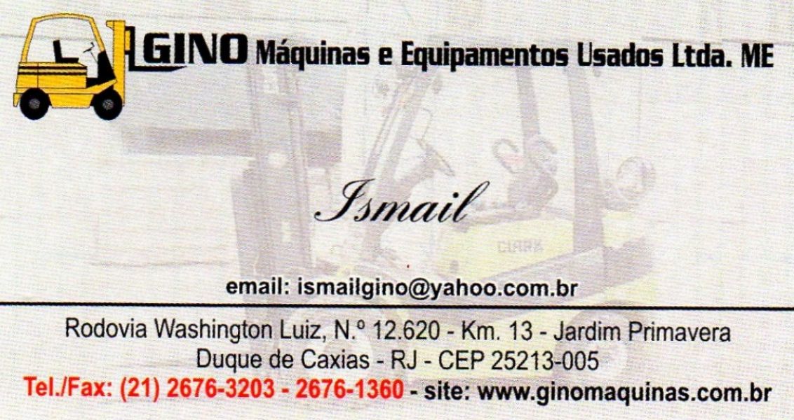 Gino Máquinas e Equipamentos Usados LTDA