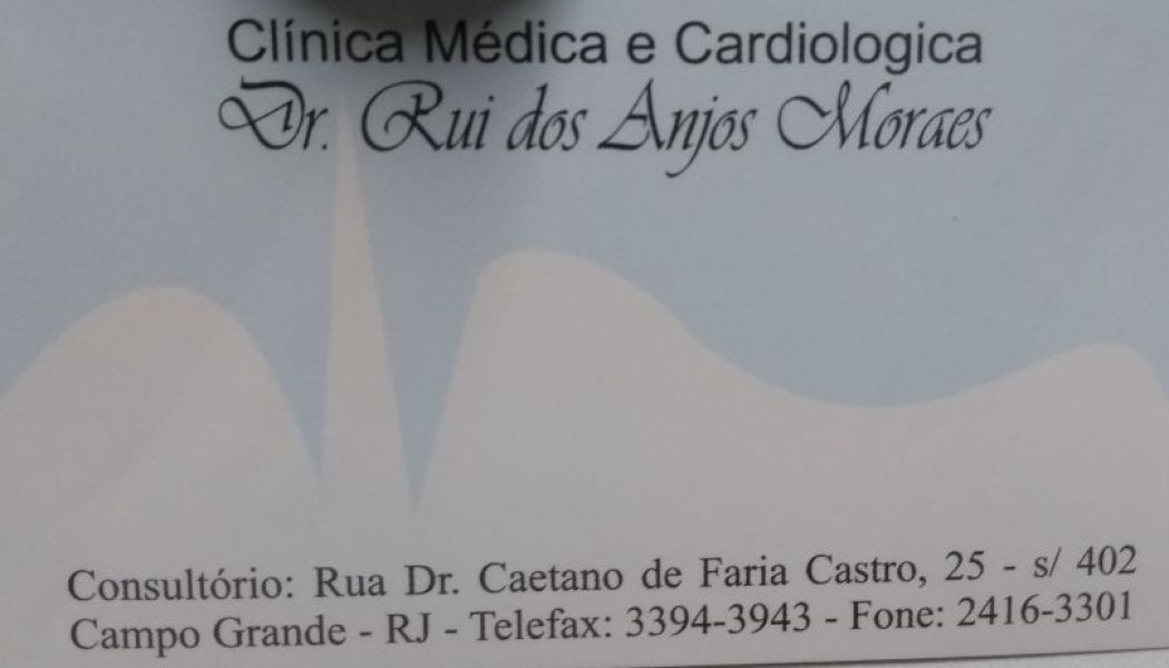 Cardiologista Dr. Rui dos Anjos Moraes 